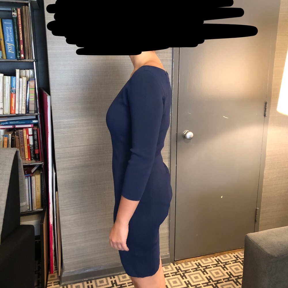 Beautiful Vintage Reiss Blue Dress - Picture 3 of 6